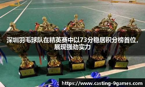 深圳羽毛球队在精英赛中以73分稳居积分榜首位，展现强劲实力